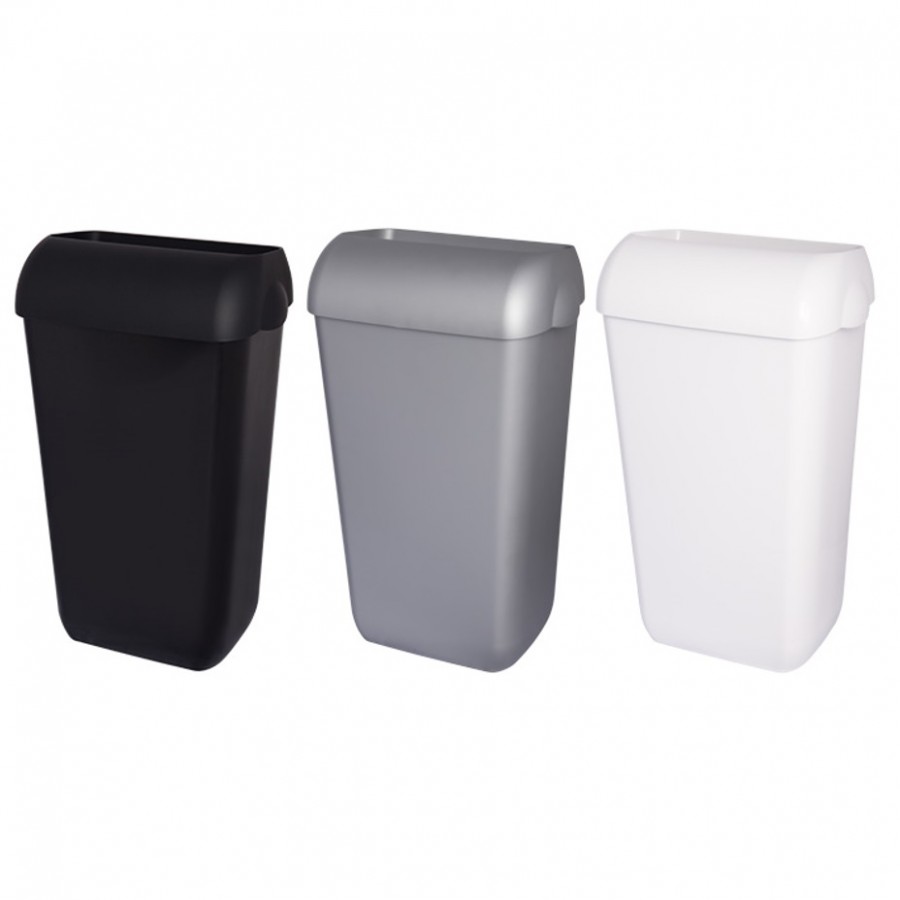 SALE* Abfallbehälter, Mülleimer, Blanc, ca. 25-Liter hängend, Wandmontage  oder stehend, mit Deckel abnehmbar